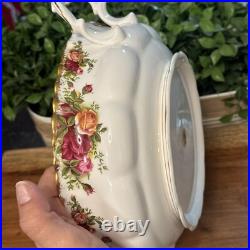 Royal Albert 9 Old Country Roses Lidded Casserole Dish Made In England Royal Albert 9 Old Country Roses Lidded Casserole Dish Made In England