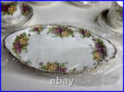 Royal Albert 9 Piece Bone China Old Country Roses Brand New Tea Completer Set WB