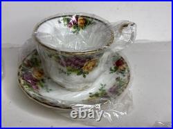 Royal Albert 9 Piece Bone China Old Country Roses Brand New Tea Completer Set WB
