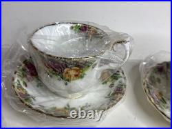 Royal Albert 9 Piece Bone China Old Country Roses Brand New Tea Completer Set WB