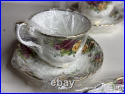 Royal Albert 9 Piece Bone China Old Country Roses Brand New Tea Completer Set WB