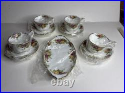 Royal Albert 9 Piece Bone China Old Country Roses Brand New Tea Completer Set WB