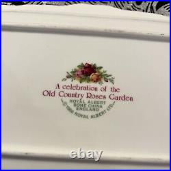 Royal Albert A Celebration Of The Old Country Roses Garden Tray 1986