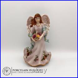 Royal Albert Angel Lavande Rose Figurine Old Country Roses LE 1959/1200 2007 Royal Albert Angel Lavande Rose Figurine Old Country Roses LE 1959/1200 2007