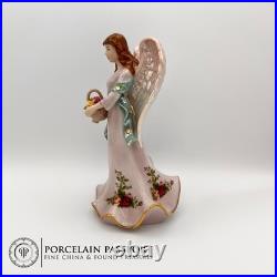 Royal Albert Angel Lavande Rose Figurine Old Country Roses LE 1959/1200 2007 Royal Albert Angel Lavande Rose Figurine Old Country Roses LE 1959/1200 2007