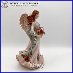Royal Albert Angel Lavande Rose Figurine Old Country Roses LE 1959/1200 2007 Royal Albert Angel Lavande Rose Figurine Old Country Roses LE 1959/1200 2007