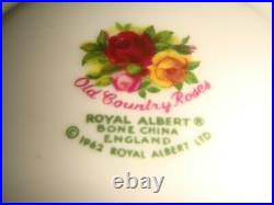 Royal Albert Bone China Dinnerware Old Country Roses FOUR 5-pc Place Settings