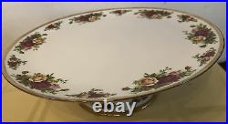 Royal Albert Bone China OLD COUNTRY ROSES 12 Cake Stand England