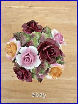 Royal Albert Bone China OLD COUNTRY ROSES Floral Cluster Centerpiece ENGLAND