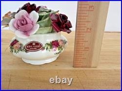 Royal Albert Bone China OLD COUNTRY ROSES Floral Cluster Centerpiece ENGLAND