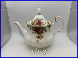 Royal Albert Bone China OLD COUNTRY ROSES Full Size Teapot with Round Opening