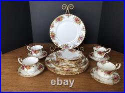Royal Albert Bone China OLD COUNTRY ROSES Service for Four 20pc Set
