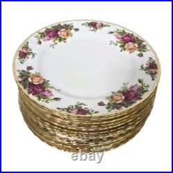 Royal Albert Bone China Old Country Roses 8 1/8 Salad Plate Lot Of 10 England
