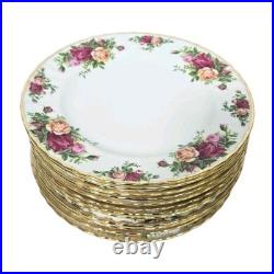 Royal Albert Bone China Old Country Roses 8 1/8 Salad Plate Lot Of 10 England