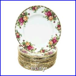Royal Albert Bone China Old Country Roses 8 1/8 Salad Plate Lot Of 10 England