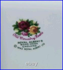 Royal Albert Bone China Old Country Roses 8 1/8 Salad Plate Lot Of 10 England