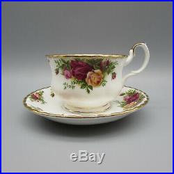 Royal Albert Bone China Old Country Roses Breakfast Cups & Saucers SET OF FOUR