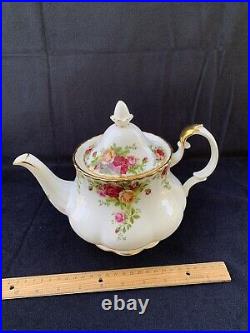 Royal Albert Bone China Old Country Roses Large Tea Pot 6-8 cup