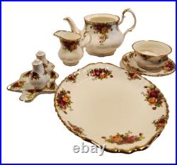 Royal Albert Bone China Old Country Roses MIX 8 Pcs