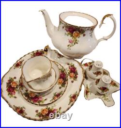 Royal Albert Bone China Old Country Roses MIX 8 Pcs
