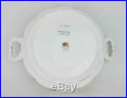 Royal Albert Bone China Old Country Roses Round Covered Vegetable Dish NWT NEW