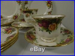 Royal Albert Bone China Old Country Roses Service for 4 England