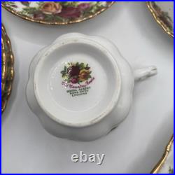 Royal Albert Bone China Old Country Roses Tea Cup/Saucer/creamer/plates-5set