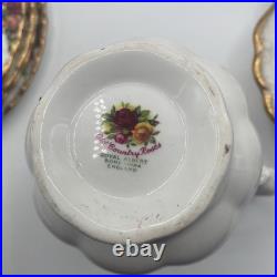 Royal Albert Bone China Old Country Roses Tea Cup/Saucer/creamer/plates-5set