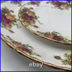 Royal Albert Bone China Old Country Roses Tea Cup/Saucer/creamer/plates-5set