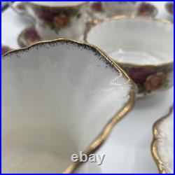 Royal Albert Bone China Old Country Roses Tea Cup/Saucer/creamer/plates-5set