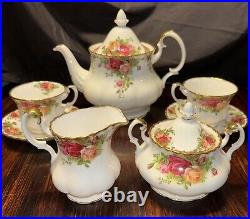 Royal Albert Bone China Old Country Roses Tea Set