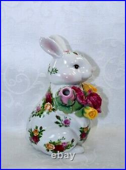 Royal Albert, Bunny Teapot, Old Country Roses Pattern