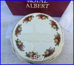 Royal Albert Cake Platter/Chip & Dip Old Country Rose