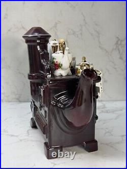 Royal Albert Cardew Old Country Roses Earthenware Kitchen Stove Teapot Rare Royal Albert Cardew Old Country Roses Earthenware Kitchen Stove Teapot Rare