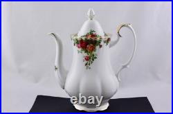 Royal Albert China Old Country Roses Coffee Pot & Lid, Made In England New Royal Albert China Old Country Roses Coffee Pot & Lid, Made In England New