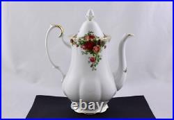 Royal Albert China Old Country Roses Coffee Pot & Lid, Made In England New Royal Albert China Old Country Roses Coffee Pot & Lid, Made In England New
