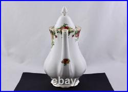 Royal Albert China Old Country Roses Coffee Pot & Lid, Made In England New Royal Albert China Old Country Roses Coffee Pot & Lid, Made In England New