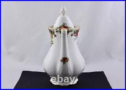 Royal Albert China Old Country Roses Coffee Pot & Lid, Made In England New