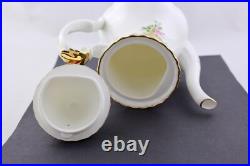 Royal Albert China Old Country Roses Coffee Pot & Lid, Made In England New