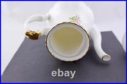 Royal Albert China Old Country Roses Coffee Pot & Lid, Made In England New