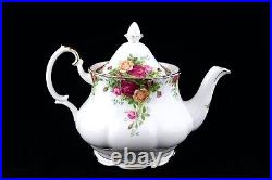 Royal Albert China Old Country Roses Large Teapot & Lid, Made In England New