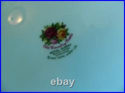 Royal Albert China Old Country Roses Set for (4) With a Serving Platter