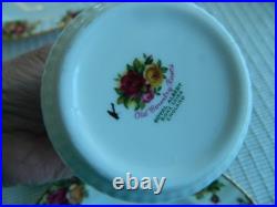 Royal Albert China Old Country Roses Set for (4) With a Serving Platter