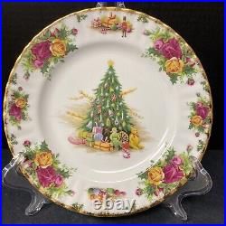 Royal Albert Christmas Magic Salad Plates 8 Old Country Roses 1990 Lot of 3