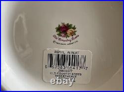 Royal Albert Christmas Old Country Rose Basket Weave 5 piece Tea Set