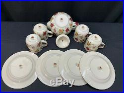 Royal Albert Classic IV OLD COUNTRY ROSES Teapot, Plates, Mugs