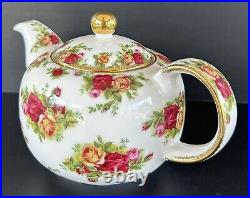 Royal Albert Country Roses Tea Pot Roses All Over