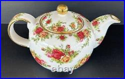 Royal Albert Country Roses Tea Pot Roses All Over