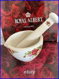 Royal Albert Doulton Old Country Roses Mortar And Pestle