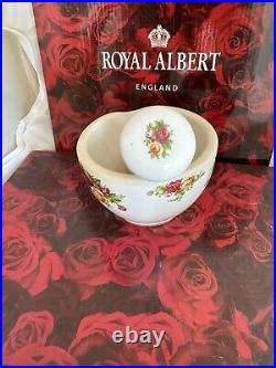 Royal Albert Doulton Old Country Roses Mortar And Pestle